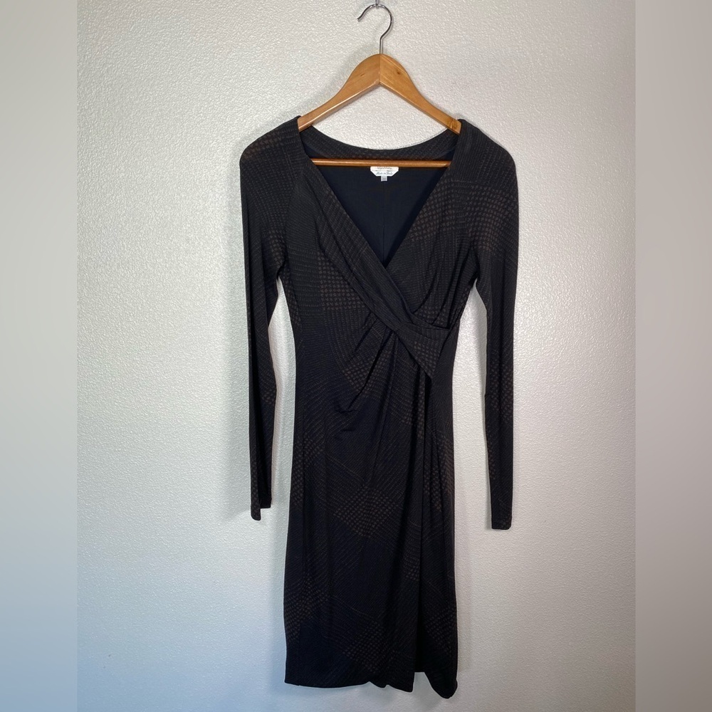 MaxMara Knit Wool Blend Faux Wrap Dress EUR 40 / small/medium J41